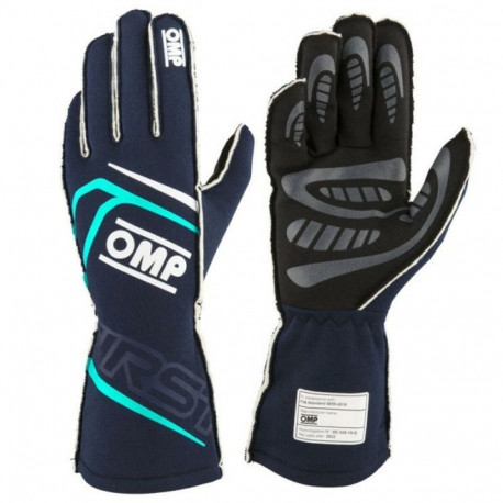 Karting Gloves OMP MY2025 Blue Navy Blue FIA 8856-2018 - XL