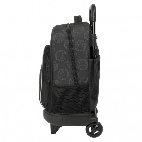 School Rucksack with Wheels Star Wars Rebellion Black 33 x 45 x 22 cm