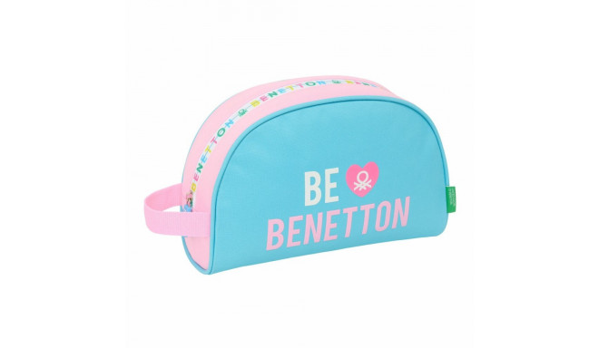 Дорожный несессер Benetton Unique Розовый бирюзовый 28 x 18 x 10 cm