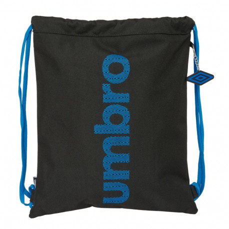 Backpack with Strings Kelme Jet black Black 35 x 40 x 1 cm