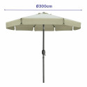 Parasol przeciwsłoneczny Marbueno Beež Ø 300 cm