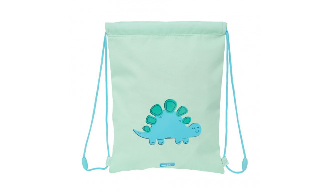 Backpack with Strings Safta Dino Green 26 x 34 x 1 cm