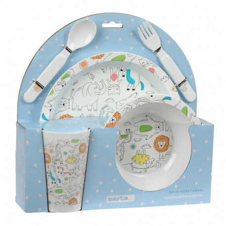 Children's dish set Safta Zoo Polyester 26 x 26 x 9 cm