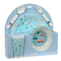 Children's dish set Safta Coches Polyester 26 x 26 x 9 cm
