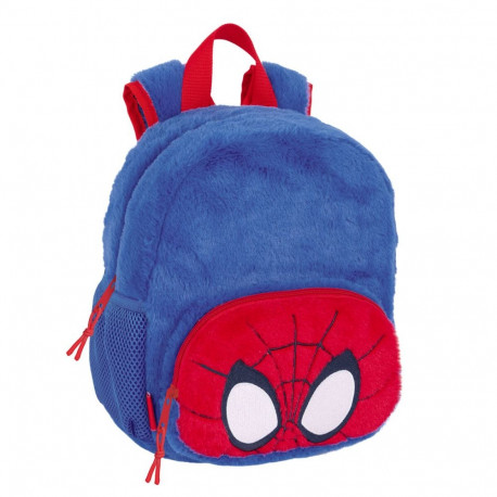 Laste seljakott Spider-Man Meresinine 22 x 27 x 10 cm