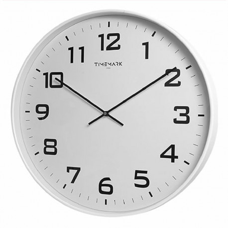 Sienas pulkstenis Timemark Balts 50 x 50 cm