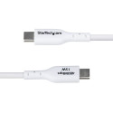 USB-kaabel Startech USB2AC2MNCWHE Valge 2 m