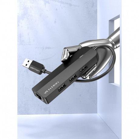 USB Hub Vention CHPBB Black