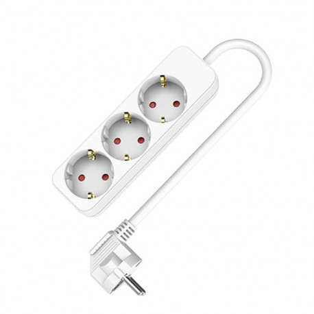 3-socket plugboard without power switch TM Electron (1,5 m)