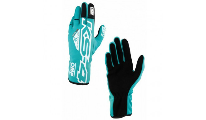 Kids Karting Gloves OMP KS-4 Roheline 5