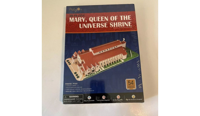 3D Puzzle CubicFun MARY QUEEN OF THE UNIVERSE SHRINE Multicolour 54 Pieces