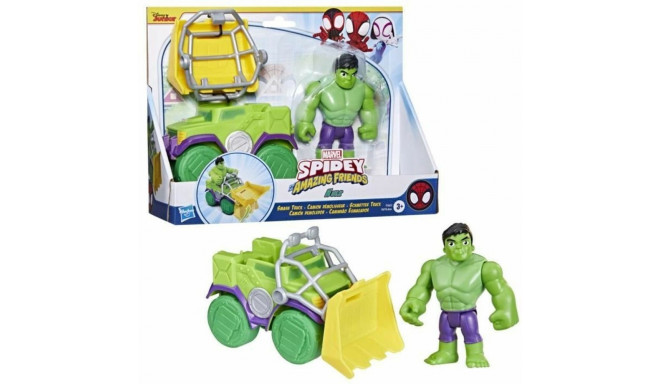 Playset Hasbro Spidey Hulk Wrecker Truck Set