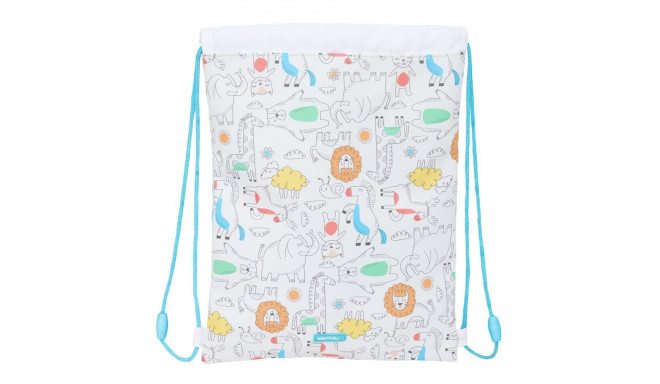 Backpack with Strings Safta Zoo Beige 26 x 34 x 1 cm
