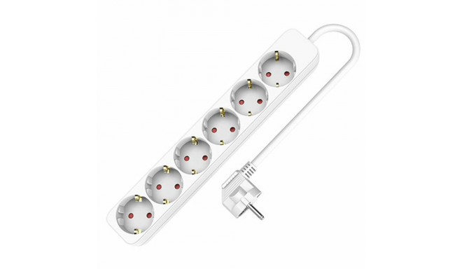 6-pesaga pistik ilma toitelülitita TM Electron (1,5 m)