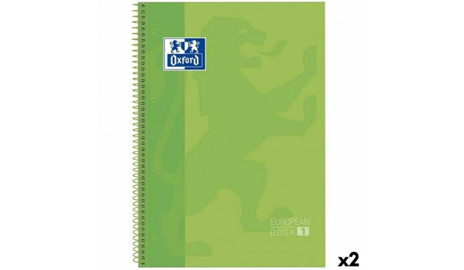 Grāmata par Gredzeniem Oxford Classic Europeanbook 1 Write&Erase Zaļš A4+ 80 Loksnes 5 Daudzums (2 g
