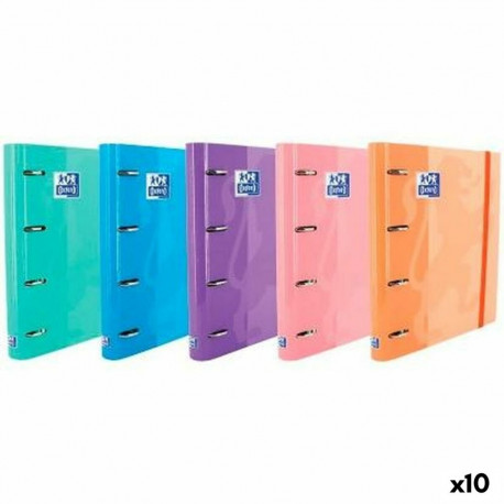 Gredzenveida stiprinājums Oxford EUROPEANBINDER Daudzkrāsains A4+ (10 gb.)