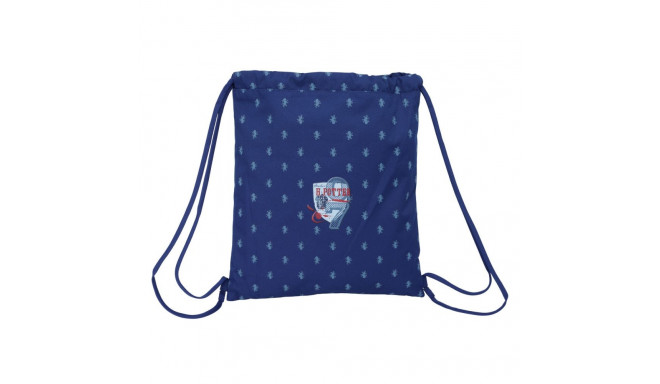 Backpack with Strings Harry Potter Captain Navy Blue 35 x 40 x 1 cm
