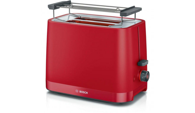 Bosch Compact Toaster | TAT3M124 MyMoment | Number of slots 2 | Housing material Plastic | Red