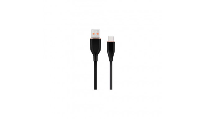Cablexpert Premium silicon Type-C USB charging and data cable, 1.5 m | CC-USB2S-AMCM-1.5M-BK