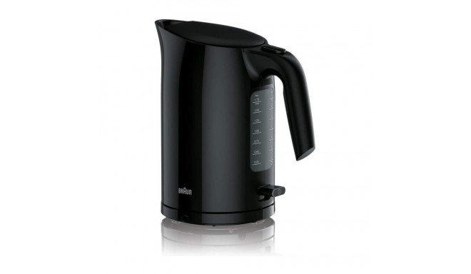 Braun Kettle WK3100BK PurEase Standard, 2200 W, 1.7 L, Plastic, 360 rotational base, Black