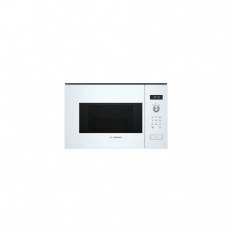 Bosch Microwave Oven BFL524MW0 20 L, Retractable, Rotary knob, Touch Control, 800 W, White, Built-in