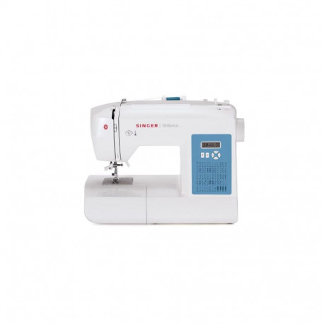 Singer Sewing Machine 6160 Brilliance Number of stitches 60, Number of buttonholes 6, White