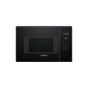 Bosch Microwave Oven BFL524MB0 20 L, Retractable, Rotary knob, Touch Control, 800 W, Black, Built-in