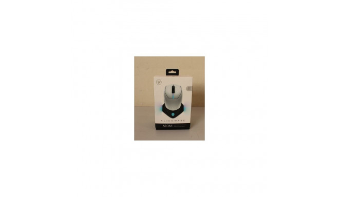 Dell SALE OUT. Mouse Alienware 610M Wired / Wireless Gaming Mouse - AW610M (Lunar Light), UNPACKED, 
