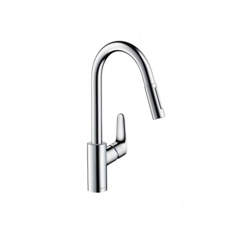 HANSGROHE Hansgrohe Focus M41 Single lever kitchen mixer 240, pull-out spray, 2jet 31815000