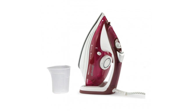 GORENJE Steam Iron SIH3000RBC Steam Iron, 3000 W, Water tank capacity 350 ml, Continuous steam 40 g/