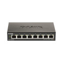 D-link Smart Gigabit Ethernet Switch DGS-110-08V2 Managed, Desktop, Power supply type External, Ethe