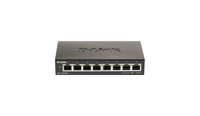 D-link Smart Gigabit Ethernet Switch DGS-110-08V2 Managed, Desktop, Power supply type External, Ethe