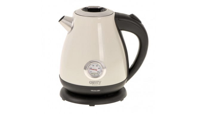 Camry Kettle with a thermometer CR 1344 Electric, 2200 W, 1.7 L, Stainless steel, 360 rotational bas