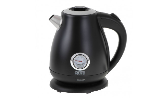 Camry Kettle with a thermometer CR 1344 Electric, 2200 W, 1.7 L, Stainless steel, 360 rotational bas