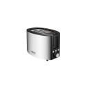 Camry Toaster CR 3215 Power 1000 W, Number of slots 2, Housing material Stainless steel, Black/Stain