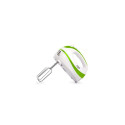 Adler Mixer AD 4205 g Hand Mixer, 300 W, Number of speeds 5, Turbo mode, White/Green