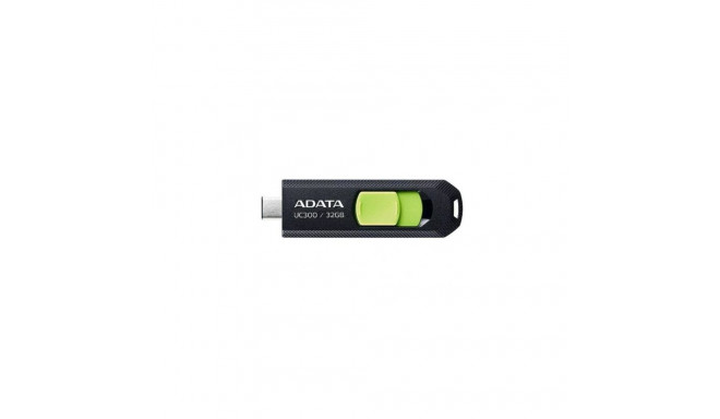 ADATA MEMORY DRIVE FLASH USB-C 32GB/ACHO-UC300-32G-RBK/GN