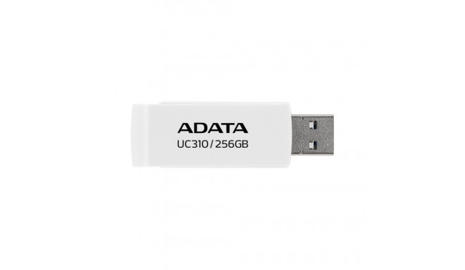 ADATA MEMORY DRIVE FLASH USB3.2 256G/WHITE UC310-256G-RWH
