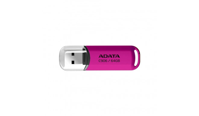 ADATA MEMORY DRIVE FLASH USB2 64GB/PINK AC906-64G-RPP A-DATA