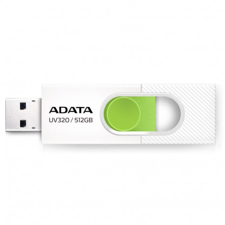 ADATA MEMORY DRIVE FLASH USB3 512GB/WHITE AUV320-512G-RWHGN