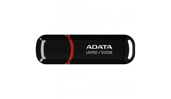 ADATA AUV150 512GB USB Flash Drive, Black