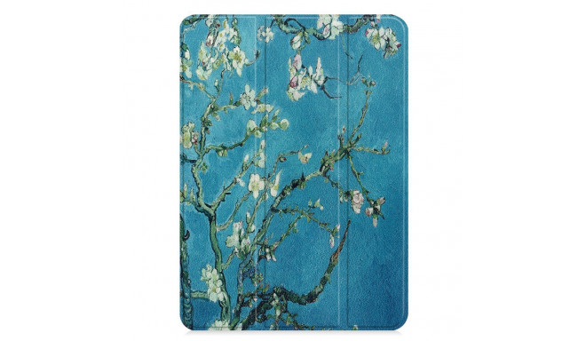 iLike Galaxy Tab A8 10.1 T510 / T515 Tri-Fold Eco-Leather Stand Case Sakura