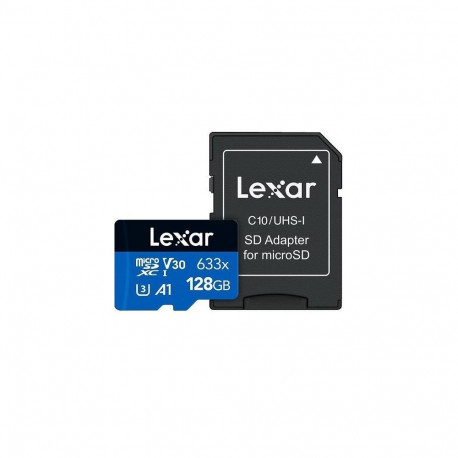 Lexar MEMORY MICRO SDXC 128GB UHS-I/W/ADAPTER LSDMI128BB633A