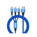 iLike Charging Cable 3 in 1 CCI02 Blue