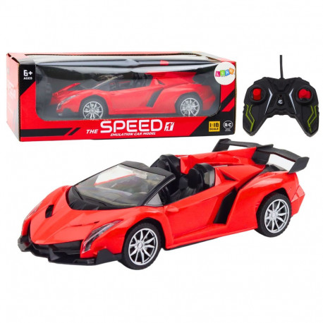 Samochód Sportowy Zdalnie Sterowany Auto RC 1:18 Czerwony