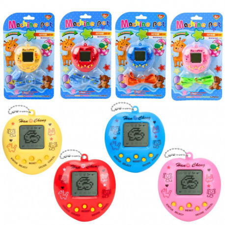 Tamagotchi Gra Elektroniczna Wirtualne Zwierzątko Jajko Smycz