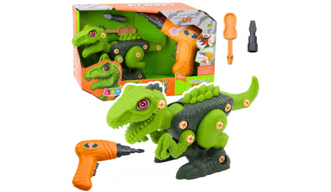 Dinozaur Do Rozkręcania Skręcania Zielony Wiertarka DIY