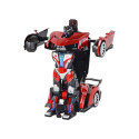 Robot-transformatsioon auto R/C 1:10 punane žestjuhtimine