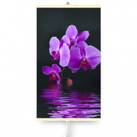 Grzejnik na podczerwień - giętki panel grzewczy 430W TRIO wzór 17 purpurowy cud, wymiary 100x57cm z