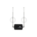 Antena TV DVB-T/T2 HEVC universaalne Maclean, võimendi, toide 5V või 12V, MCTV-986